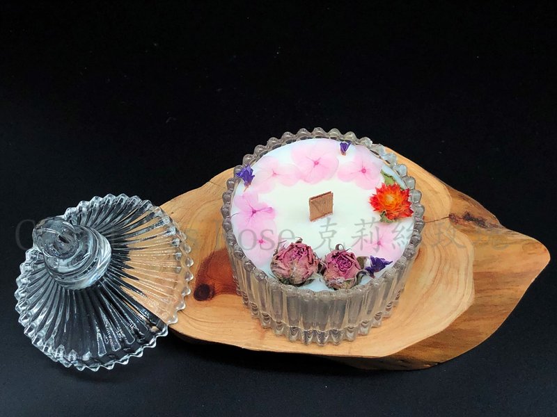 克莉丝玫瑰大豆蜡烛 居家香氛 礼物小品 探房礼 - 蜡烛/烛台 - 蜡 绿色