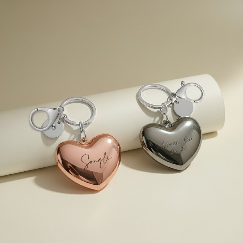 爱心造型悠游卡礼盒 | 质感设计 | 定制化专属刻字 | 正版悠游卡 - 吊饰 - 其他金属 多色