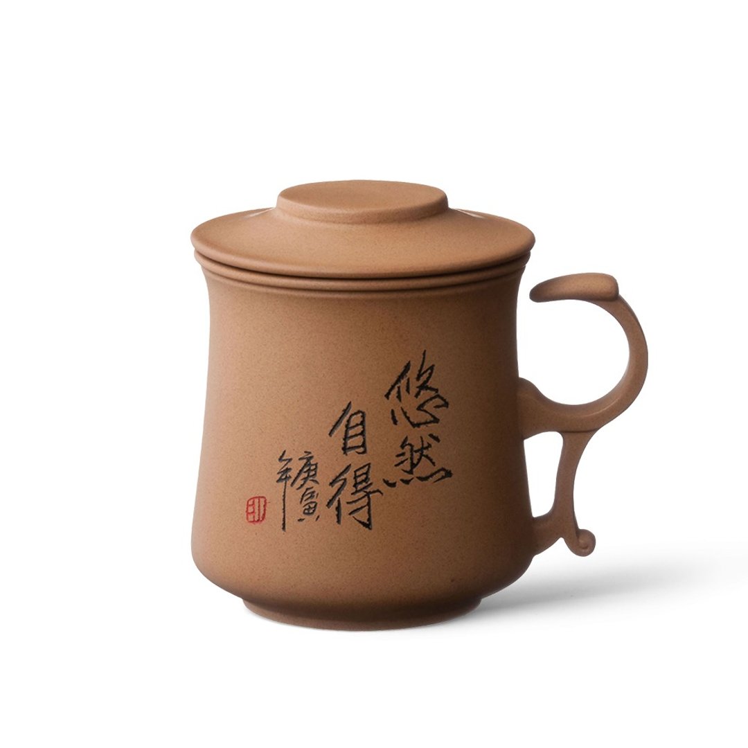 陶作坊│题字同心杯 - 茶具/茶杯 - 其他材质 咖啡色