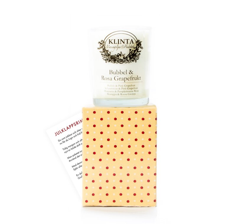 【限定版】香氛按摩蜡烛 (18小时)- 香槟葡萄柚 - 蜡烛/烛台 - 其他材质 白色