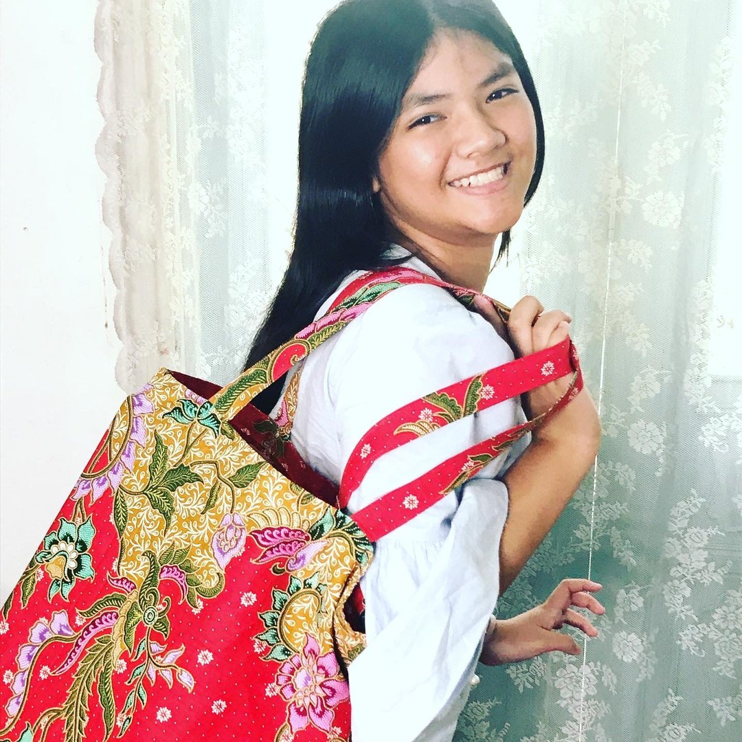 Batik printed shopping bag - 其他 - 棉 多色
