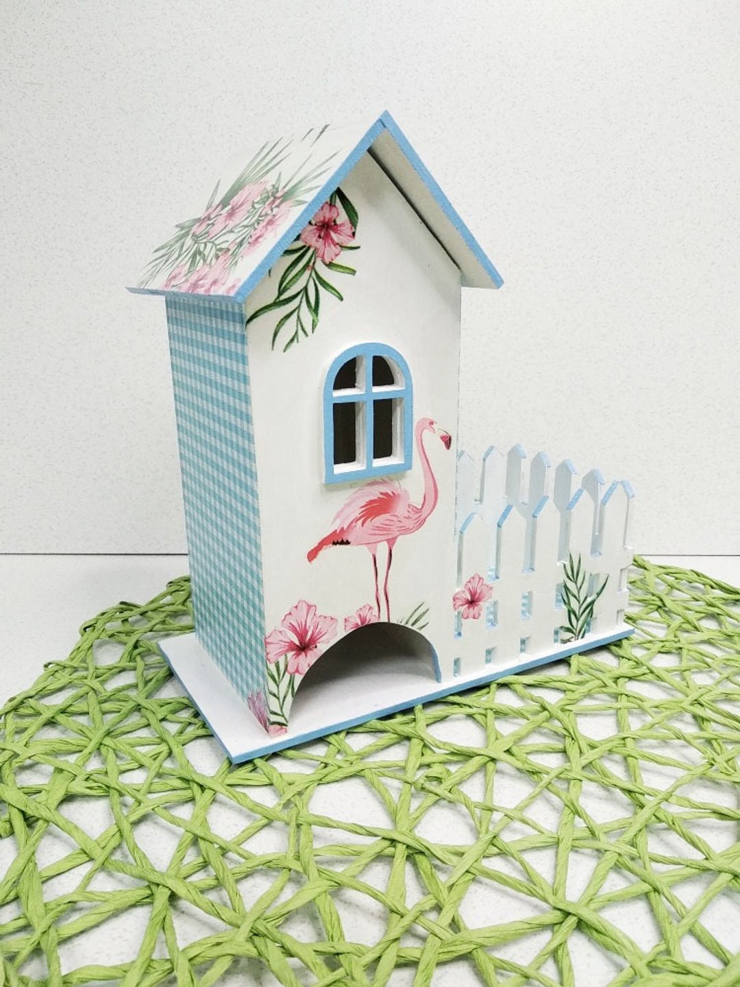 Tea House-Tea Bag Storage Box FLAMINDOS, Home decor ideas, Vintage - 餐垫/桌巾 - 木头 