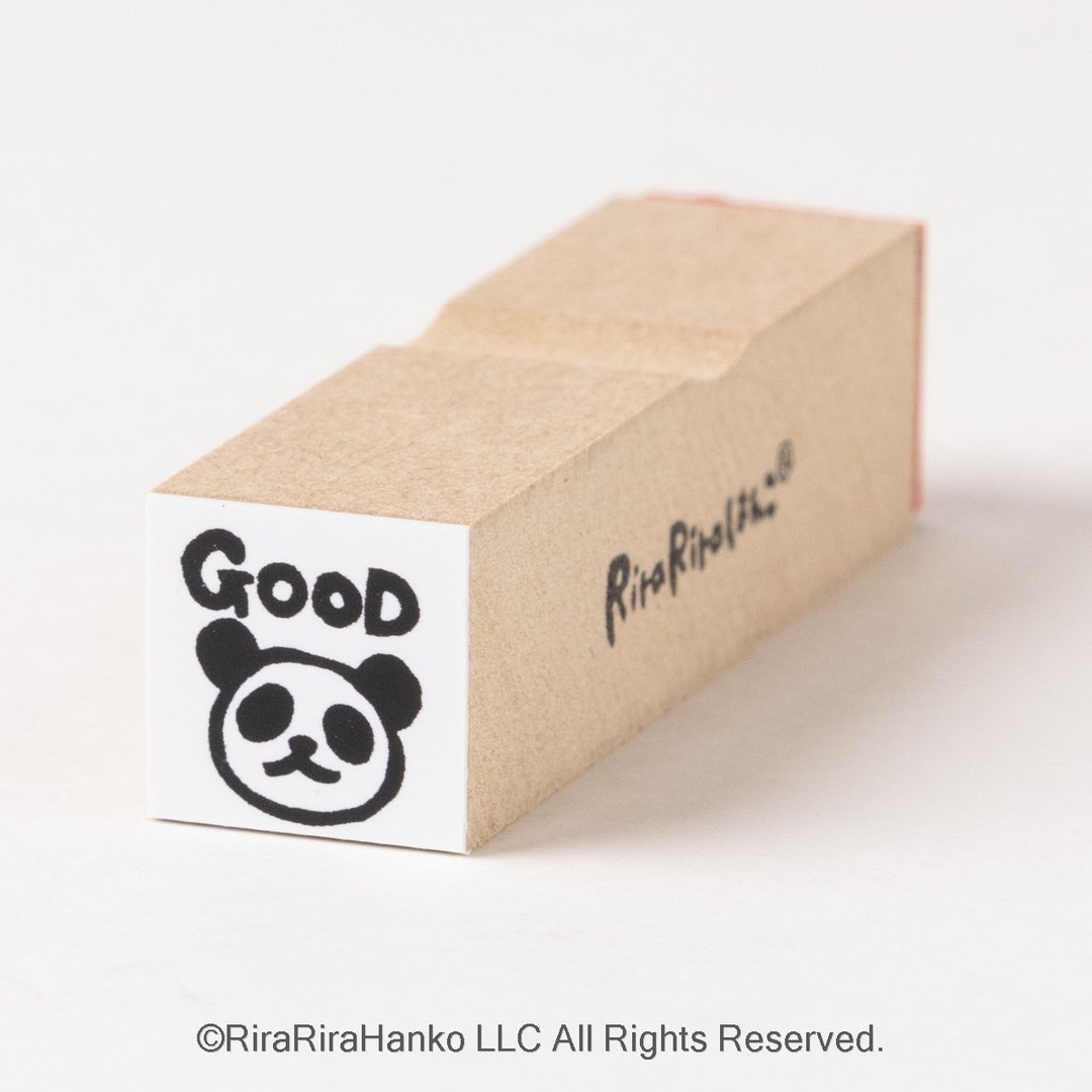 熊猫【GOOD】橡胶印章*15mm方*R011 - 印章/印台 - 木头 