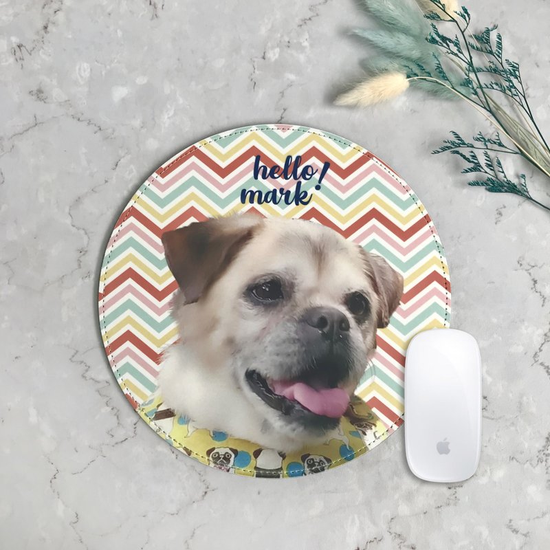 定制化 |  皮革 鼠标垫 圆形/长方形/正方形 - 鼠标垫 - 人造皮革 多色