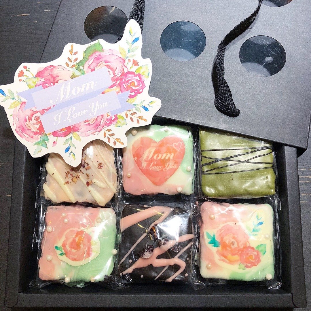 奥斯丁玫瑰花园布朗尼礼盒 2018母亲节限定 - 蛋糕/甜点 - 新鲜食材 粉红色