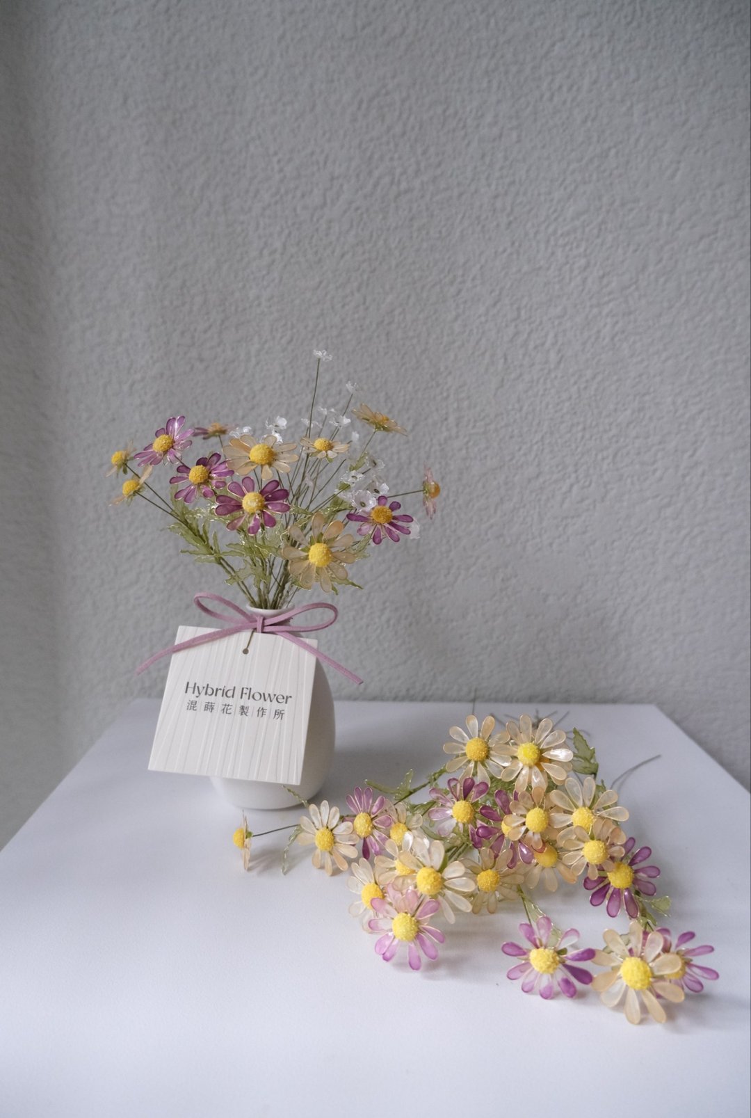 瓶子里的春天_小雏菊 - 摆饰 - 塑料 白色