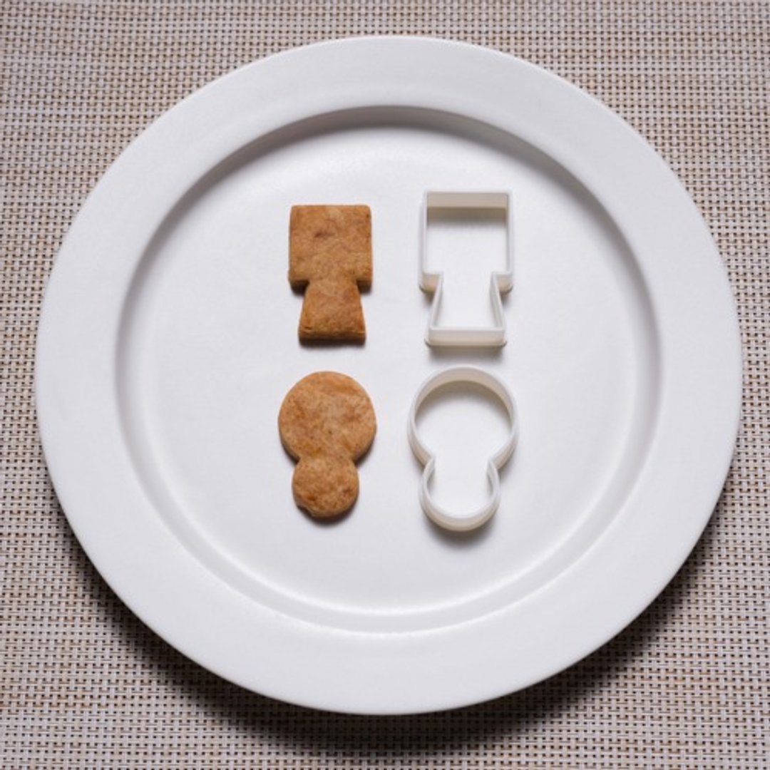 Kofun set C (cookie cutter, cookie mold) - 厨房用具 - 木头 
