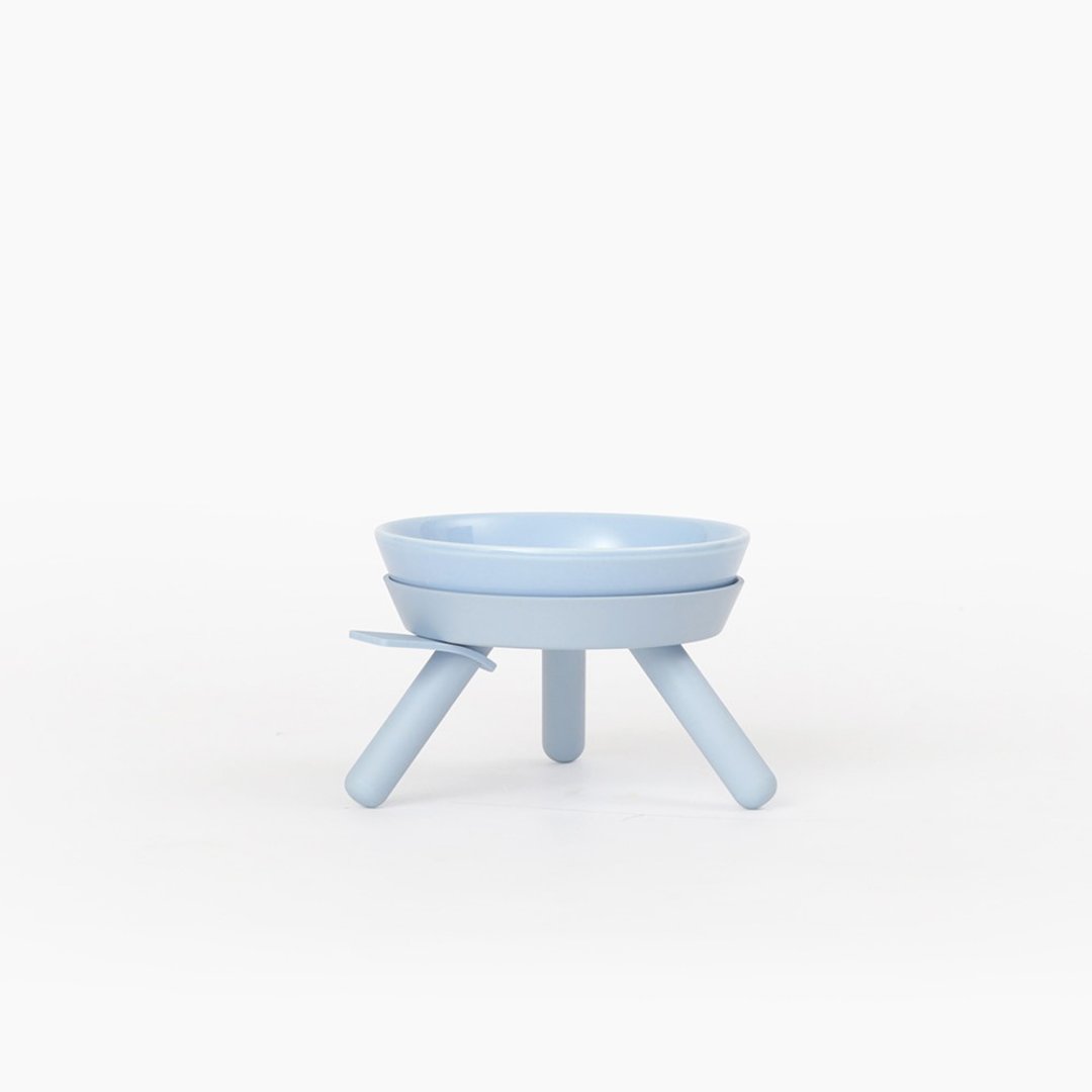 Oreo Table 低碗架组 - Sky Blue - 碗/碗架 - 瓷 透明