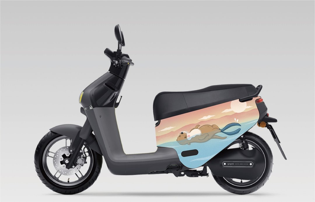 Gogoro 防刮车套 2代 3代 viva, mix  Ai1 Ai3 UR2 水獭  系列 - 其他 - 聚酯纤维 
