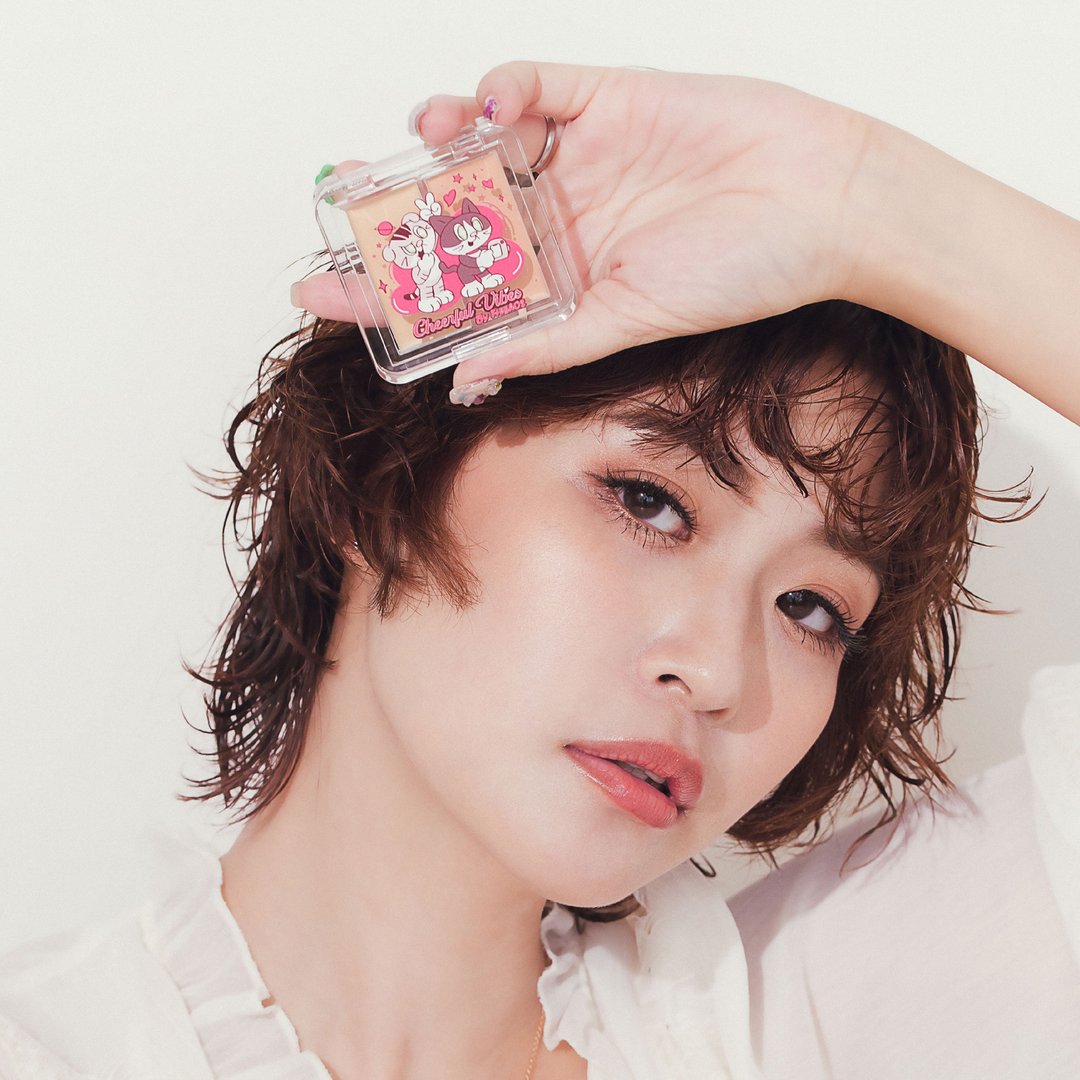 FreshO2 薛妞妞x小猫 联名企划 无瑕柔光美肌双色遮瑕盘 - 眼/眉部彩妆 - 塑料 橘色