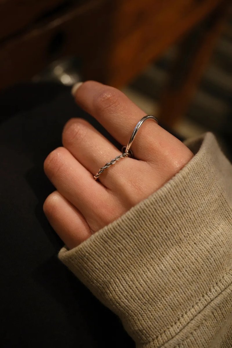 金工课程 圈圈圆圆－双环戒指 - 金工/饰品 - 纯银 