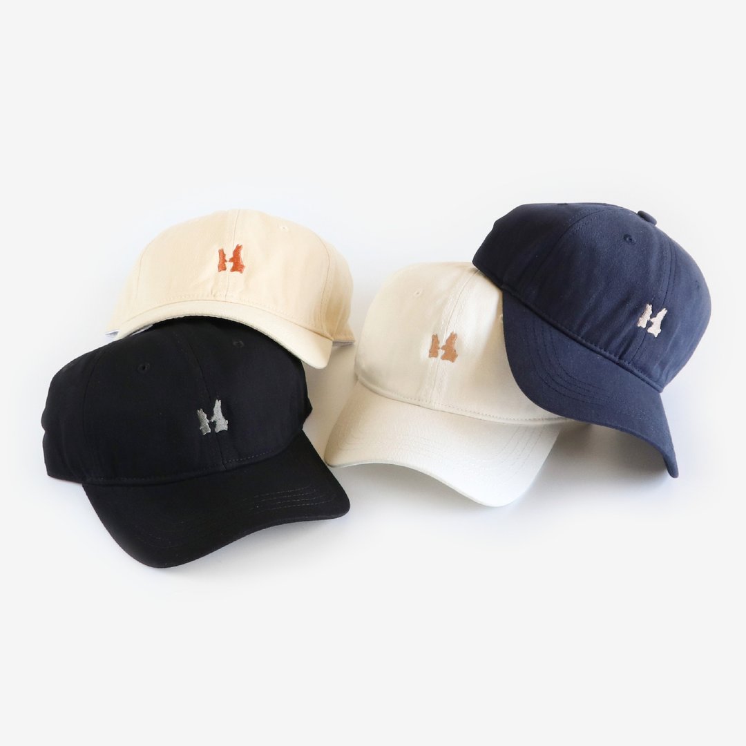 经典刺绣棒球帽 - 帽子 - 棉 多色
