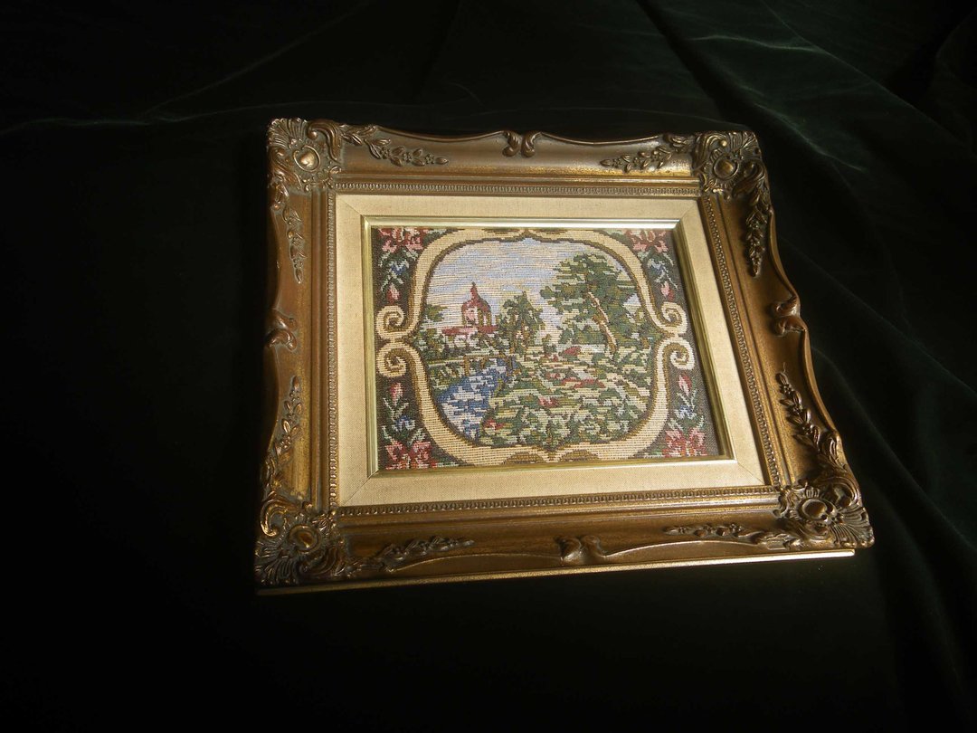 【老时光 OLD-TIME】早期欧洲布面景致挂饰挂画(非印刷品) - 摆饰 - 其他材质 多色