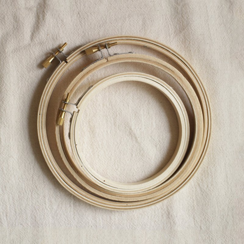 刺绣用具 原色木质绣框 - 编织/刺绣/羊毛毡/裁缝 - 木头 卡其色