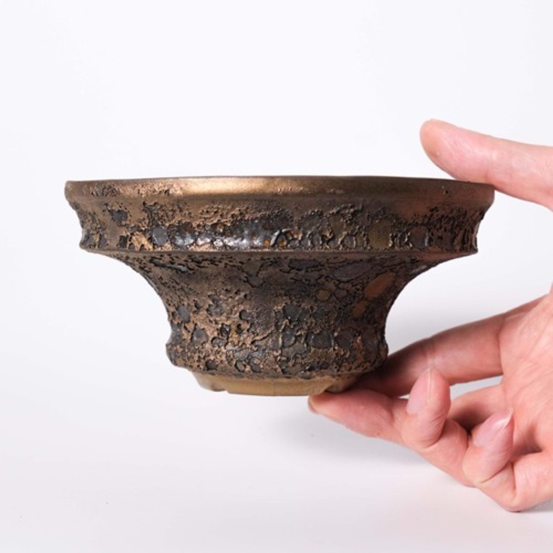 Galea_pot_planter - 花瓶/陶器 - 植物．花 金色