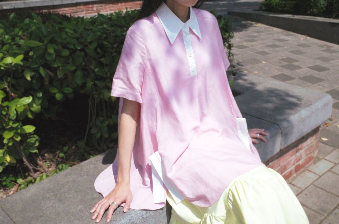 UUIN   _ 草莓口味上衣 - 女装上衣 - 棉．麻 粉红色