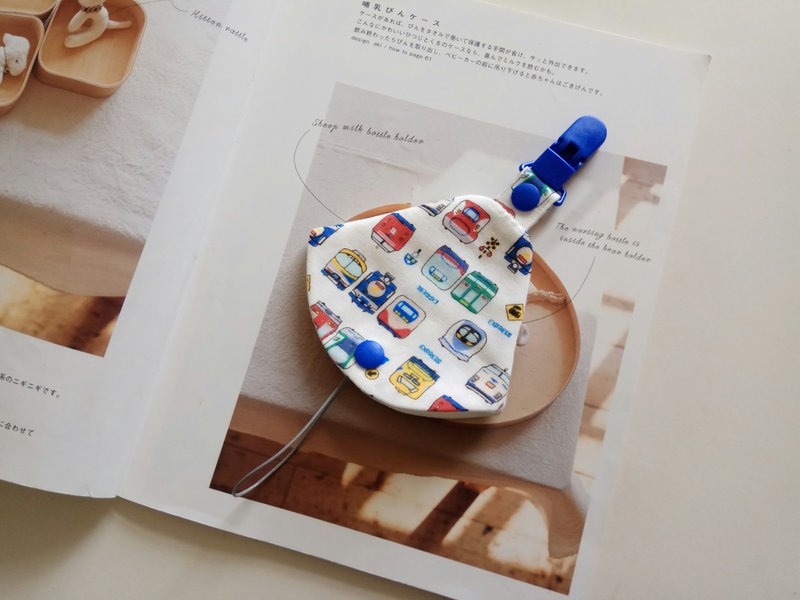 【5日内出货】日本新干线 电车 二合一奶嘴夹  奶嘴防尘套+奶 - 其他 - 棉．麻 多色