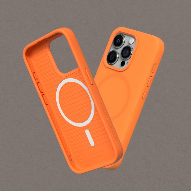 SolidSuit(MagSafe兼容)磁吸手机壳/萤光橘 for iPhone 系列 - 手机壳/手机套 - 塑料 橘色