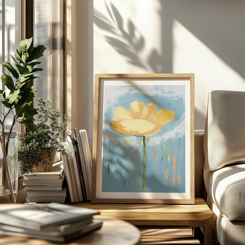 金盏花之歌 Marigold Song / 当代插画风 花卉海报 挂画 - 海报/装饰画/版画 - 纸 
