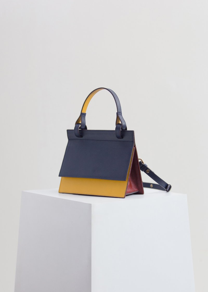 TRIANA 20 HANDBAG #PRIMARY (BLUE/YELLOW/RED) - 手提包/手提袋 - 真皮 多色