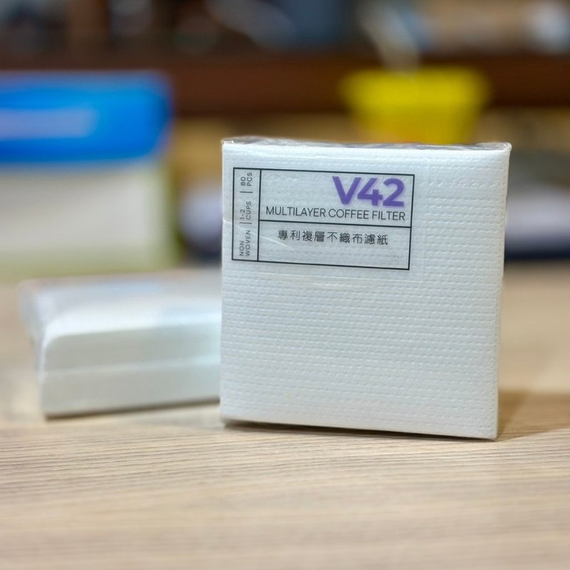 V42复层专利咖啡滤纸(80入) - 咖啡壶/周边 - 其他材质 