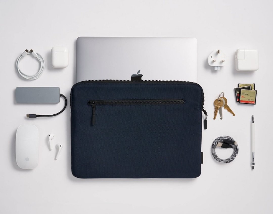 Pipetto MacBook 13寸/14寸 Organiser - 防撕裂布电脑包- 海军蓝 - 平板/电脑保护壳 - 尼龙 蓝色