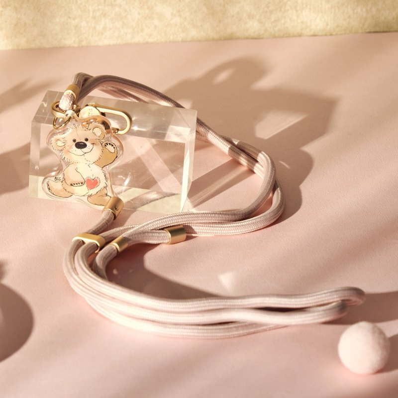 Suzy's Zoo Boof的萌趣之舞吊饰手机长挂绳/背带 - 手机配件 - 棉．麻 透明