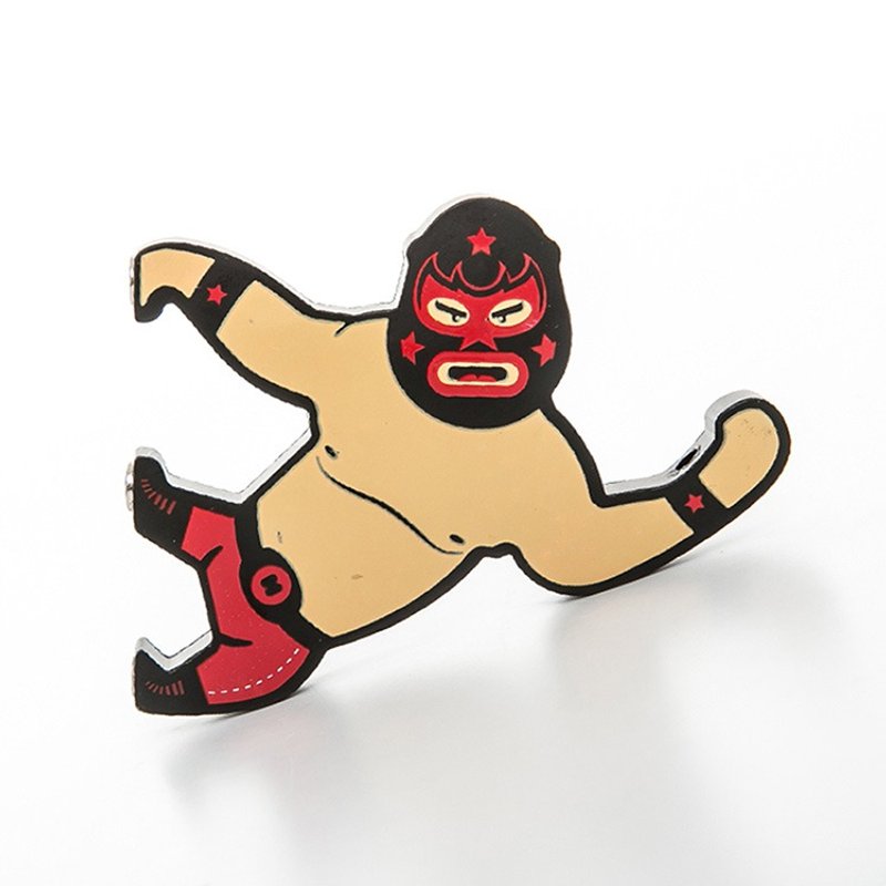 Mustard 两用吸磁钥匙勾&开罐器 - 摔角 - 收纳用品 - 其他金属 金色