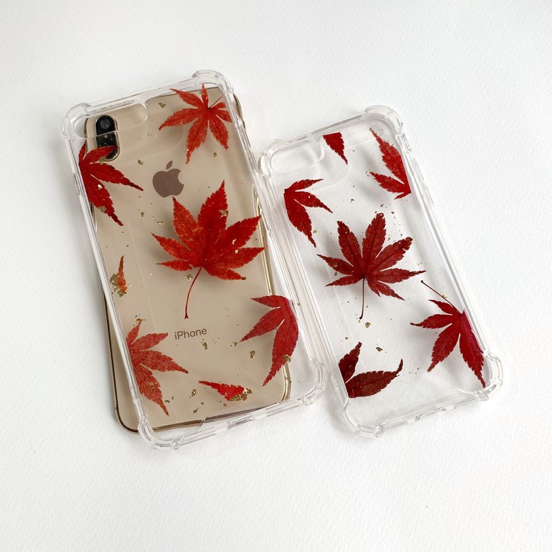 枫 真实枫叶手机壳 IPhone 13 - 手机壳/手机套 - 硅胶 咖啡色