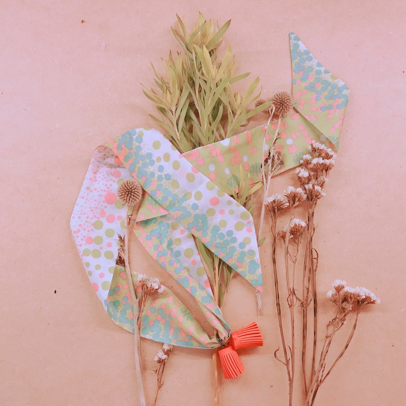 流苏项链 / 脆弱的少女 ( 2色 ) - 项链 - 聚酯纤维 绿色