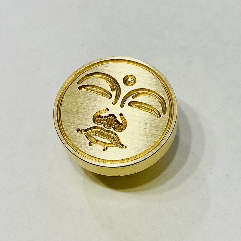 大佛封蜡印章头单独 - 印章/印台 - 其他金属 金色