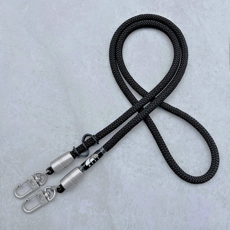 niji 手机挂绳 黑色 9.5mm  Black mobile strap - 其他 - 塑料 黑色