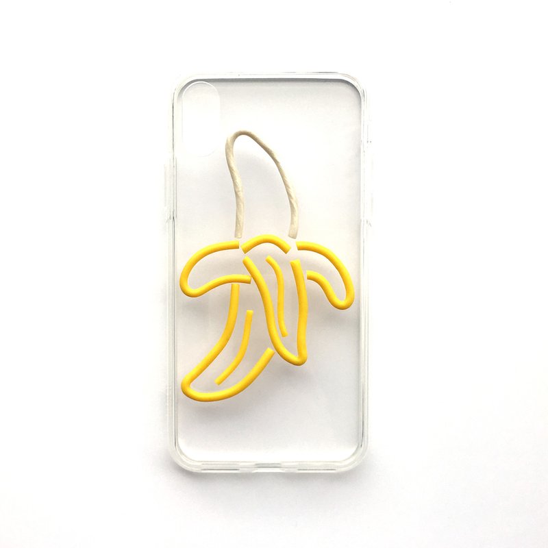 banana iPhone case - 手机壳/手机套 - 塑料 黄色