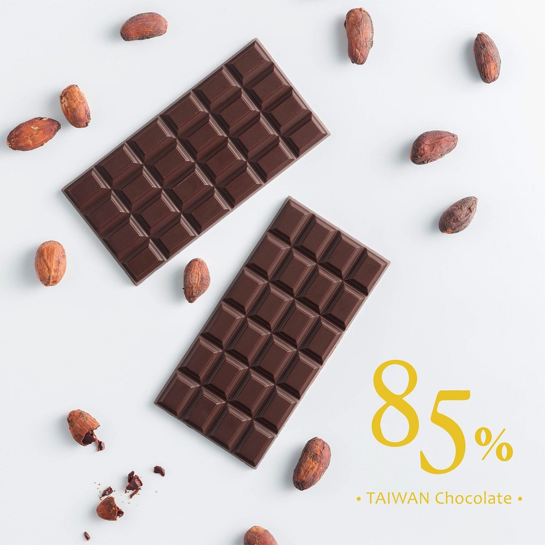 85% 经典加纳黑巧克力/减醣健康 - 巧克力 - 新鲜食材 咖啡色