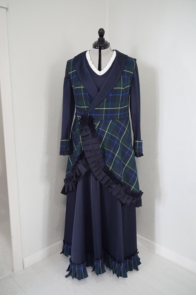 妮娜·泽尼克服装《 and Bone》角色扮演 - 晚装/礼服 - 聚酯纤维 蓝色