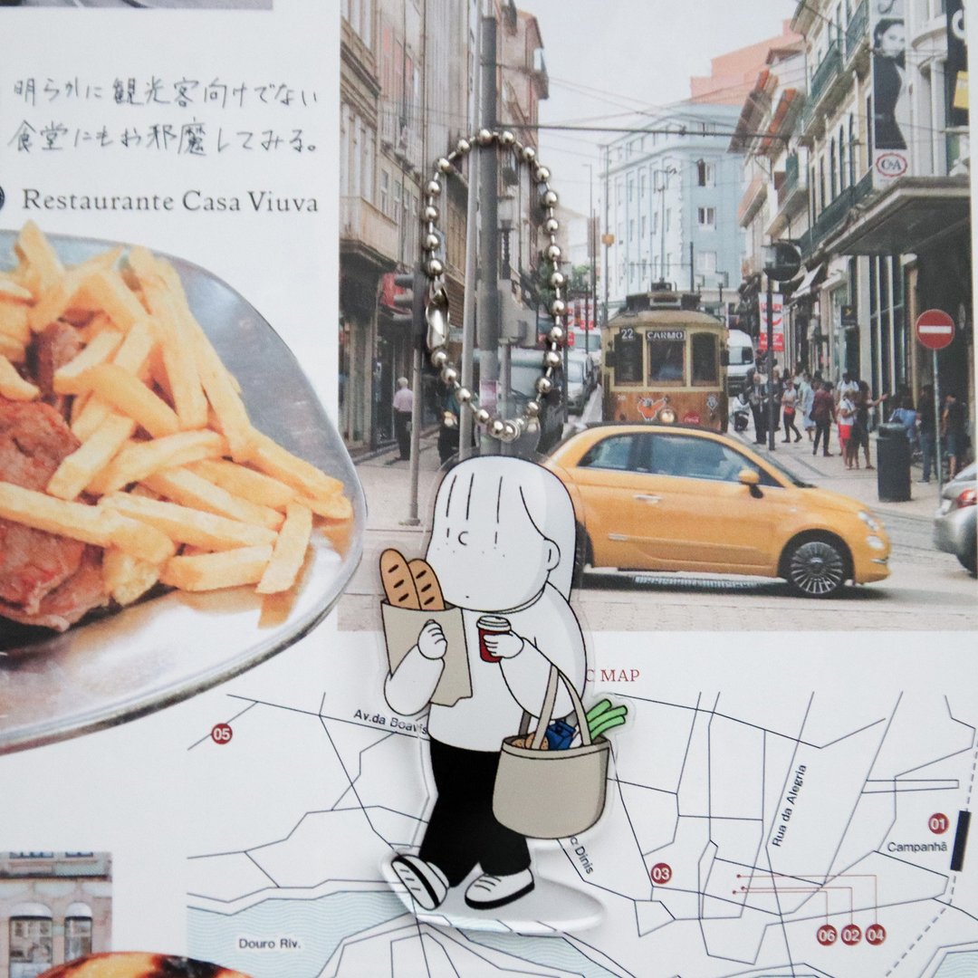 KEYCHAIN - GROCERY LIST IS ALL CHECKED! - 钥匙链/钥匙包 - 塑料 多色