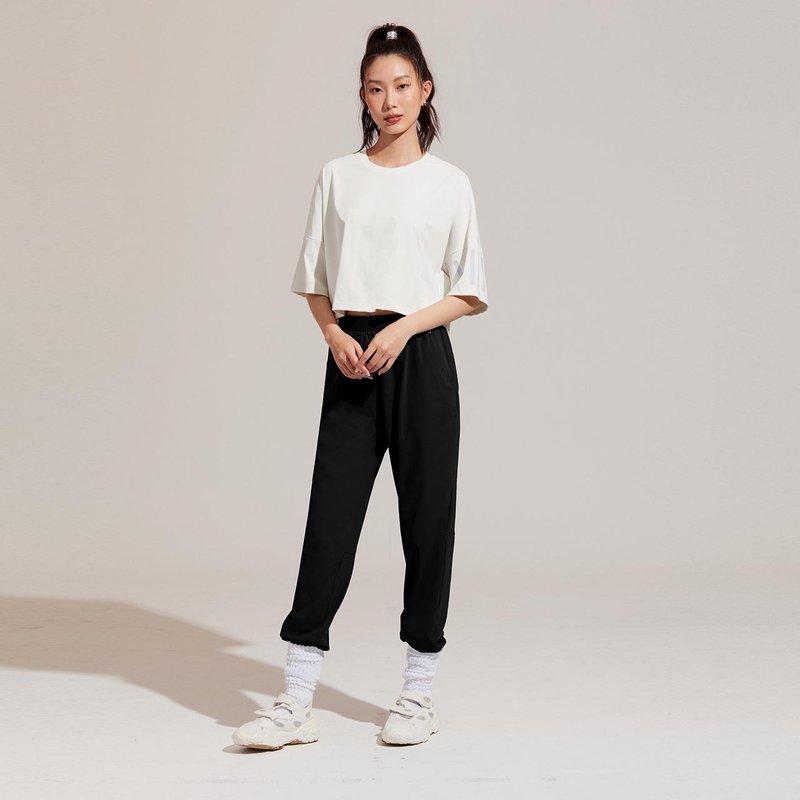 ULTRACOOL- 凉感修身速干长裤-无烟煤黑 - 女装长裤 - 尼龙 黑色