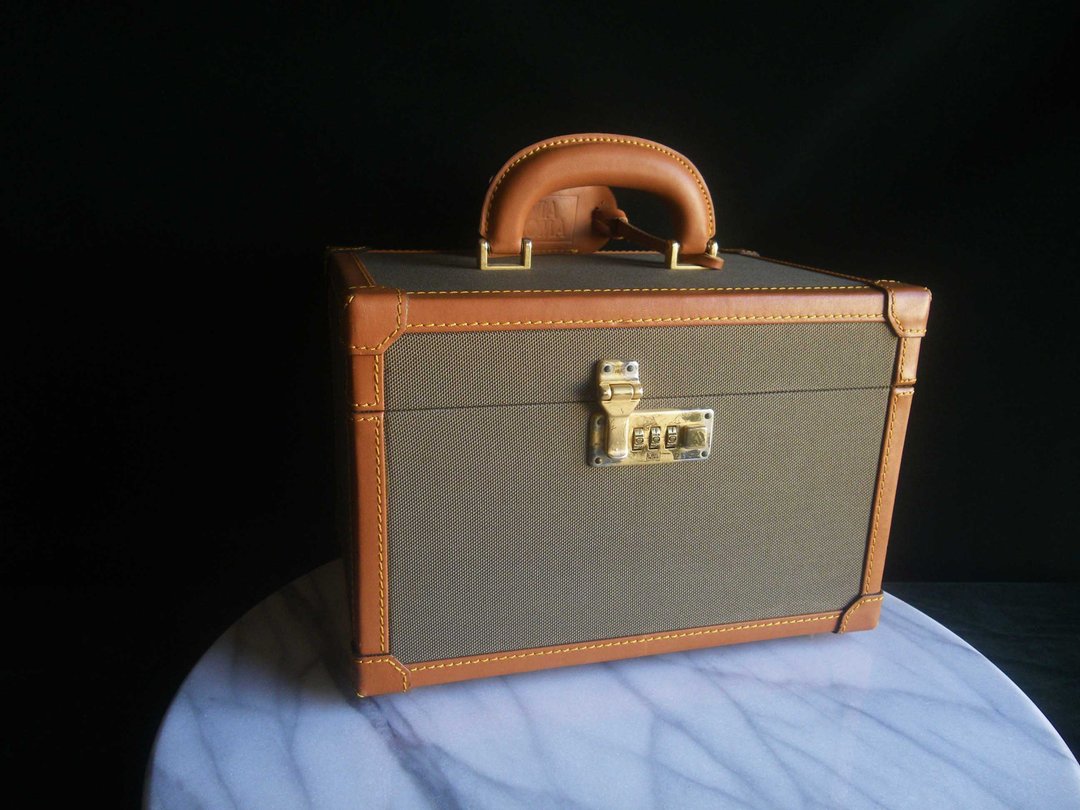 【老时光 OLD-TIME】早期二手老包意大利品牌珠宝箱化妆箱 - 收纳用品 - 其他材质 多色