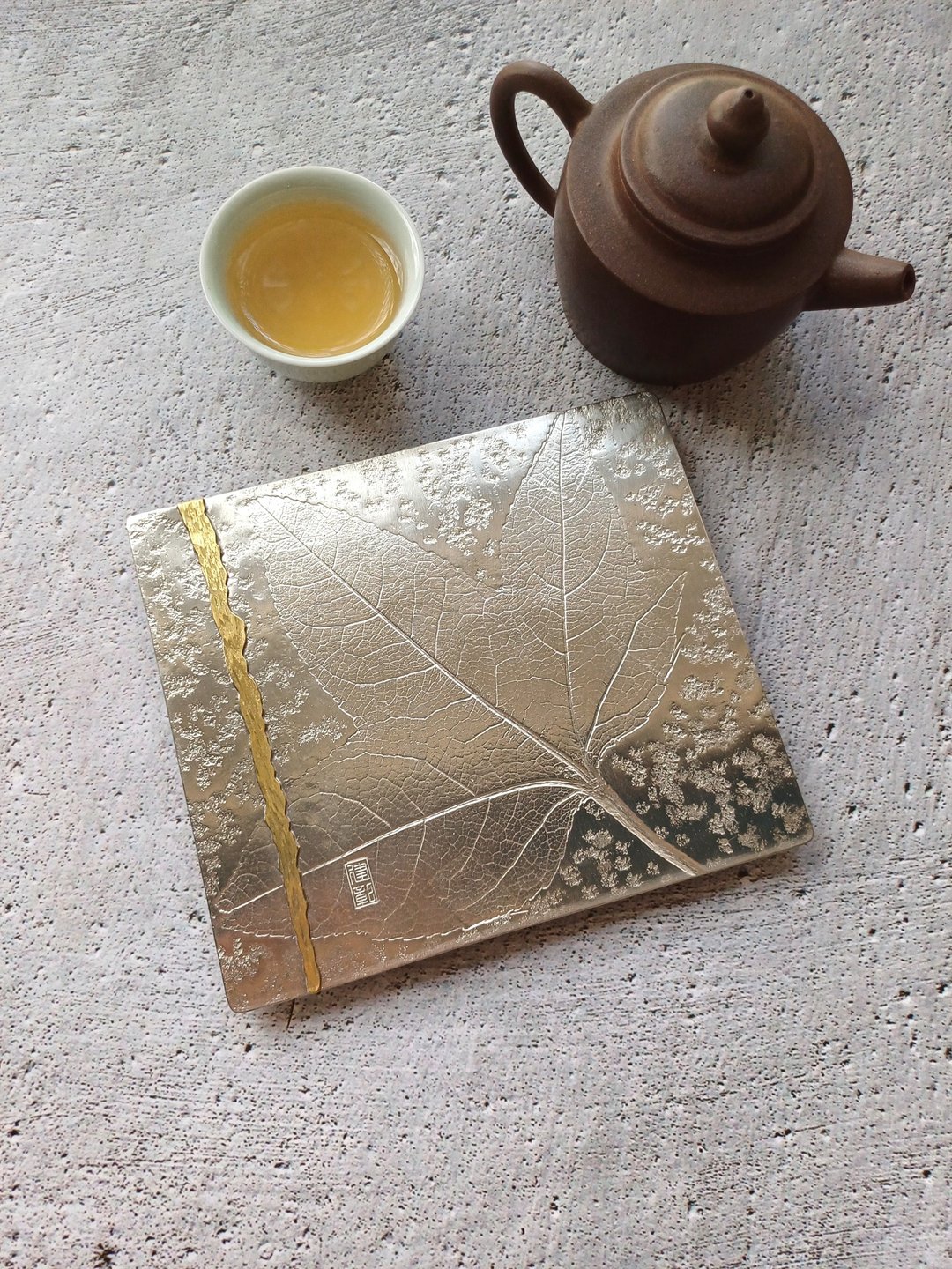 手制纯锡急须台【小满-拾光】 - 茶具/茶杯 - 其他金属 银色