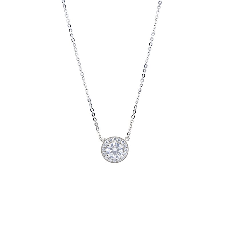 IGI-1.02克拉实验室培育钻石白金坠链 - 戒指 - 钻石 