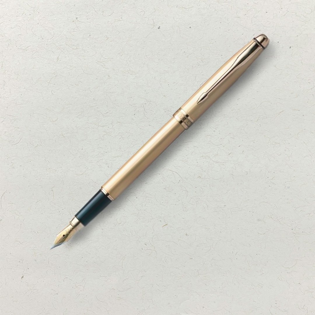 【PLATINUM】白金牌 双色笔尖 镀金 钢笔 PKN-800 (原厂正货) - 钢笔 - 其他材质 金色