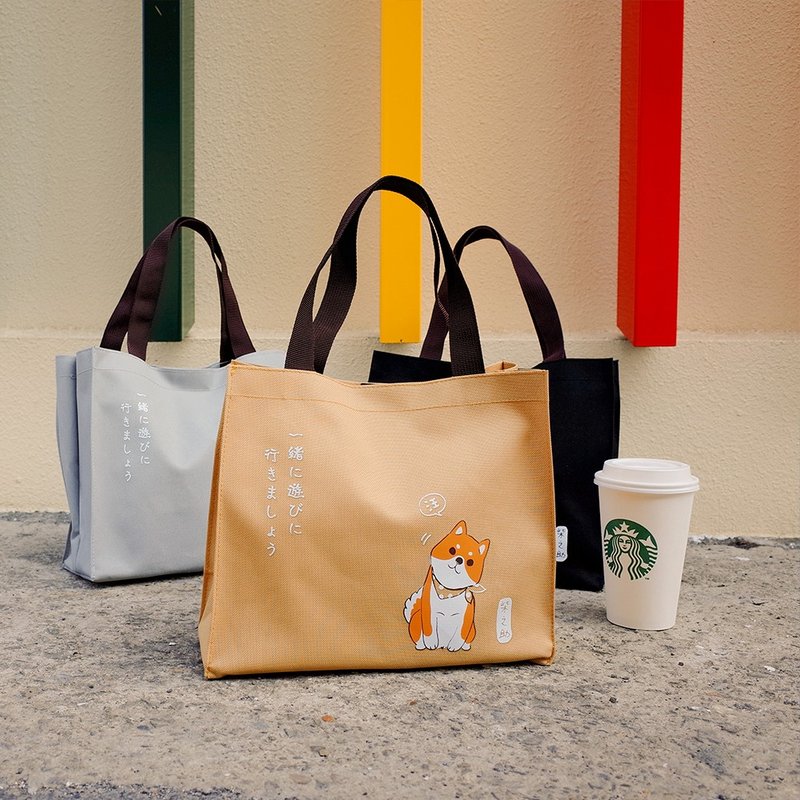 柴之助 / 手提袋 SBG-269 - 化妆包/杂物包 - 尼龙 橘色