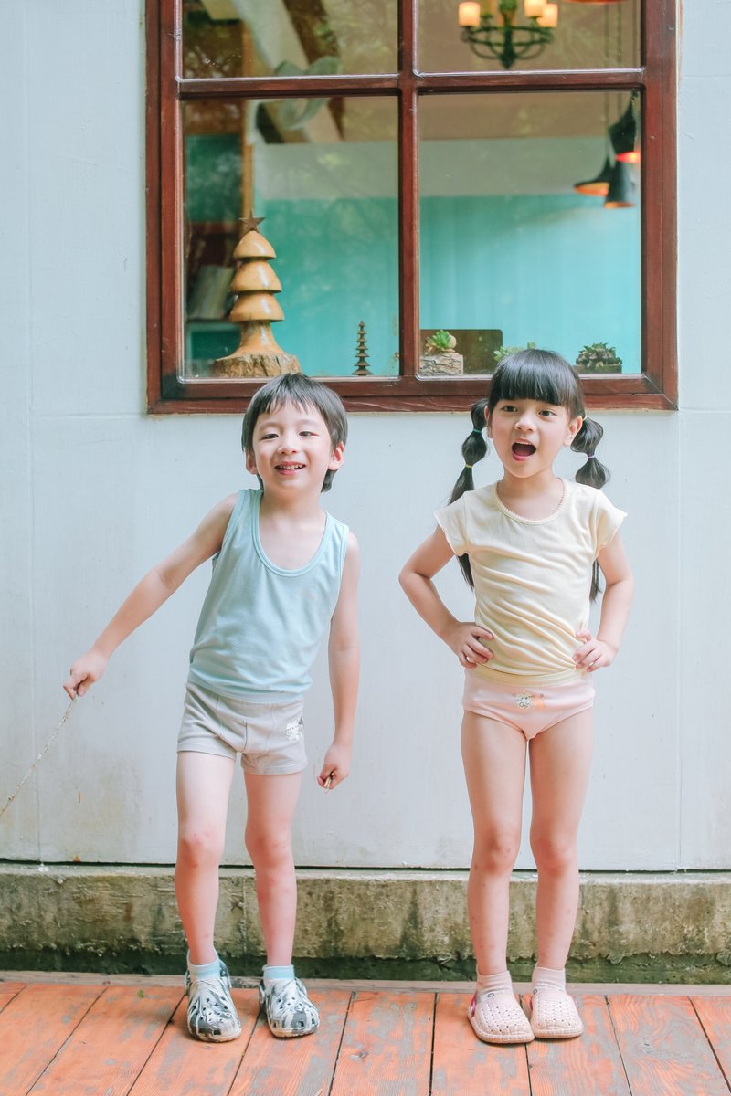 minihope 儿童内裤 2 件组 - 给浪浪一个家系列新品 - 童装上衣 - 棉．麻 多色