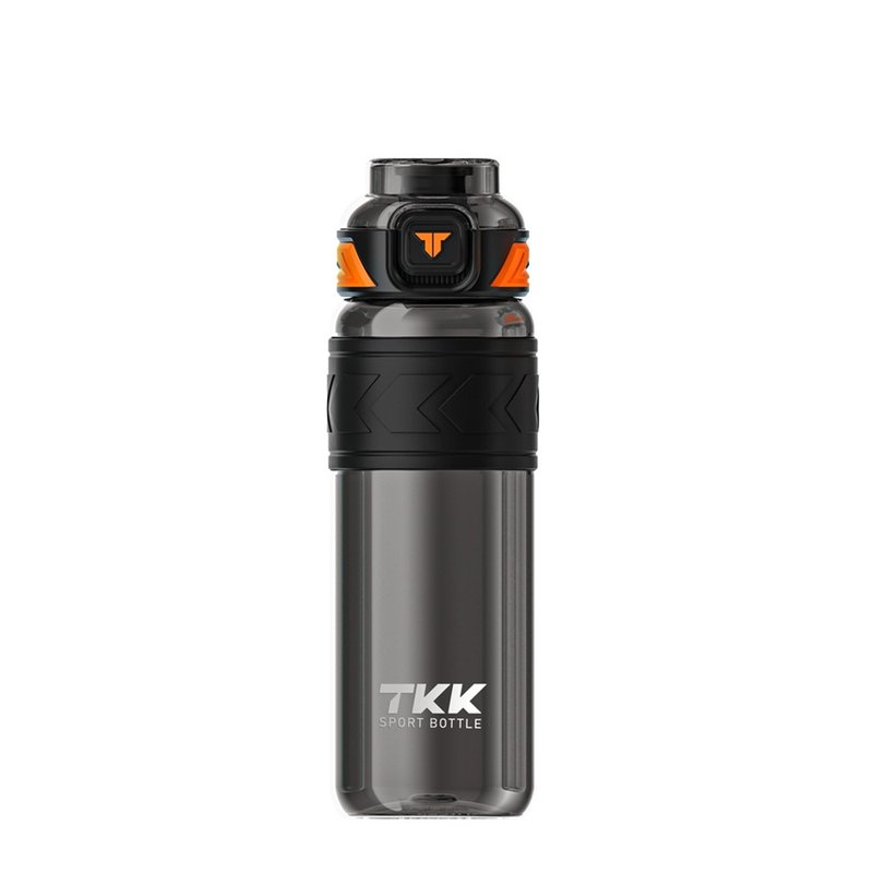 【TKK】美国进口Tritan迈越系列 手提式两用运动水壶600ML-火山黑 - 水瓶/水壶 - 其他材质 黑色