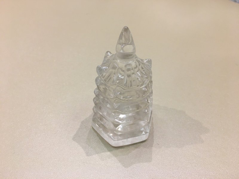 白水晶文昌塔 - 有助学习和学业 - 摆饰 - 水晶 