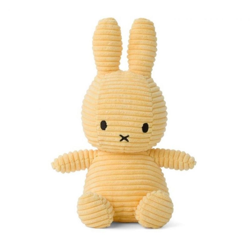 Miffy 米飞儿奶油黄灯芯绒 - 玩具/玩偶 - 棉 多色