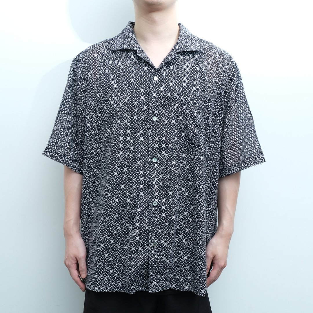 KAIKAI - AEON - 图腾花古巴衬衫 - 男装衬衫 - 棉 蓝色