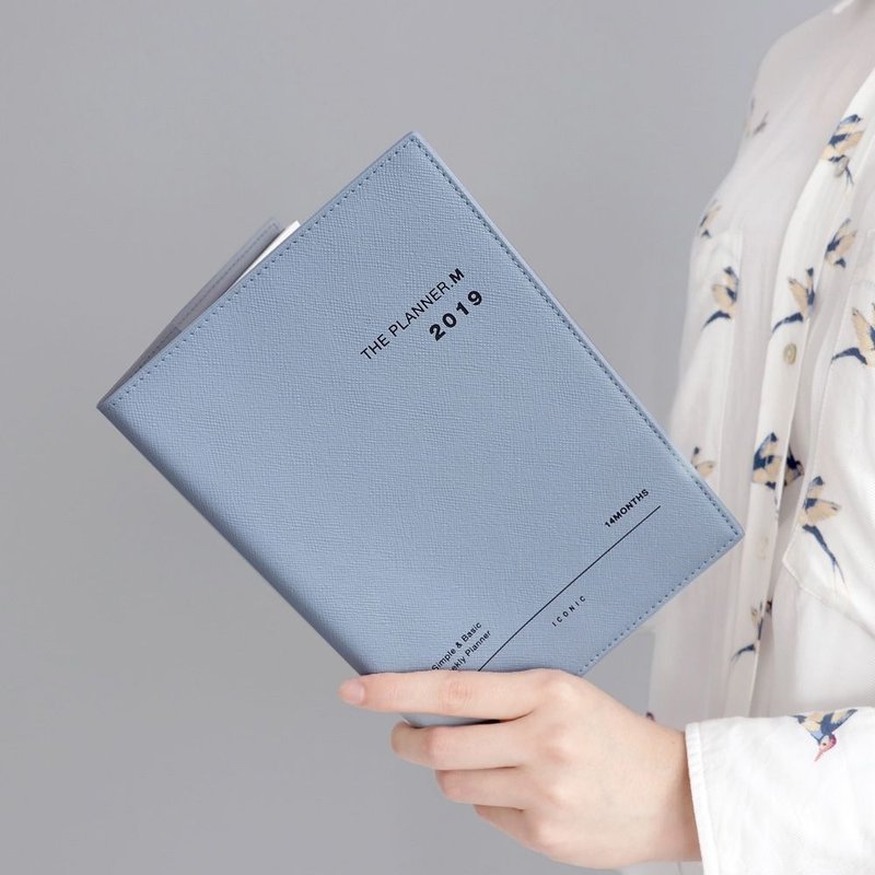 ICONIC 2019 经典月志M (时效)-文青蓝,ICO53160 - 笔记本/手帐 - 纸 蓝色