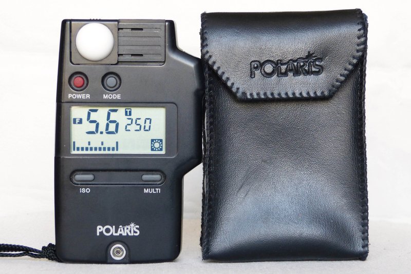 Polaris SPD100 闪光测光表 Aspen 附收纳盒 功能正常 - 相机 - 塑料 黑色