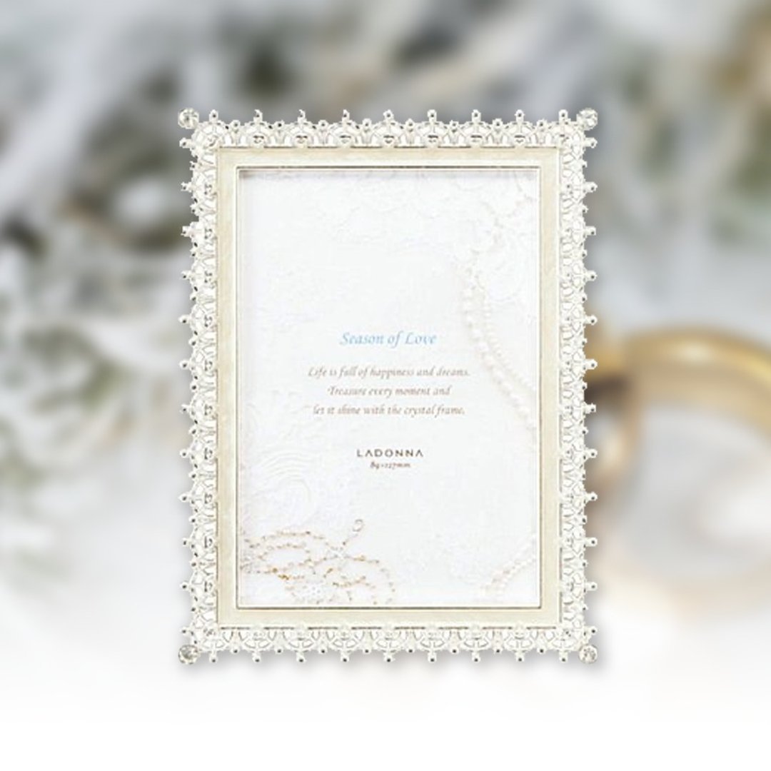 送礼 LADONNA Bridal 幸福花嫁 闪亮碎钻 相框 - 画框/相框 - 其他金属 多色